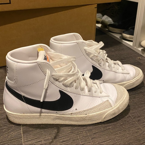 Nike Shoes - White Nike blazers woman’s size 7, worn a few times